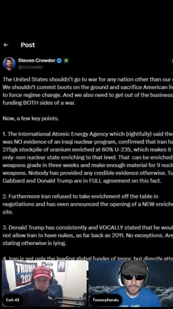 Trump titans to nuke lran, Rumble failing, ICE take citizens 🔴